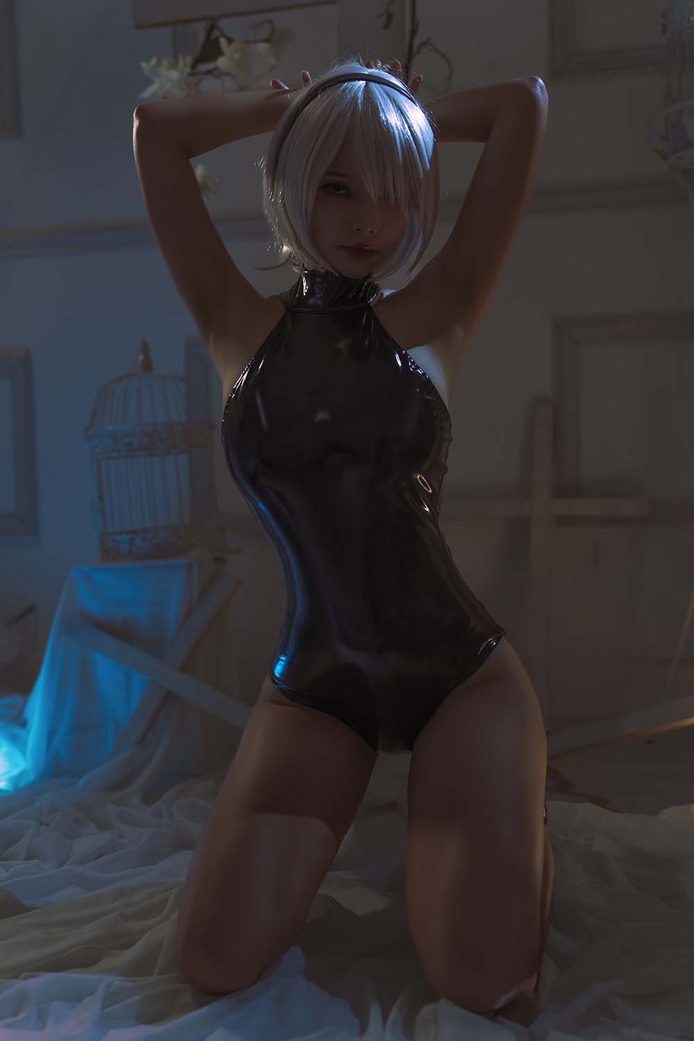 Neko-薇薇 – 2B泳衣 Cosplay-第2张