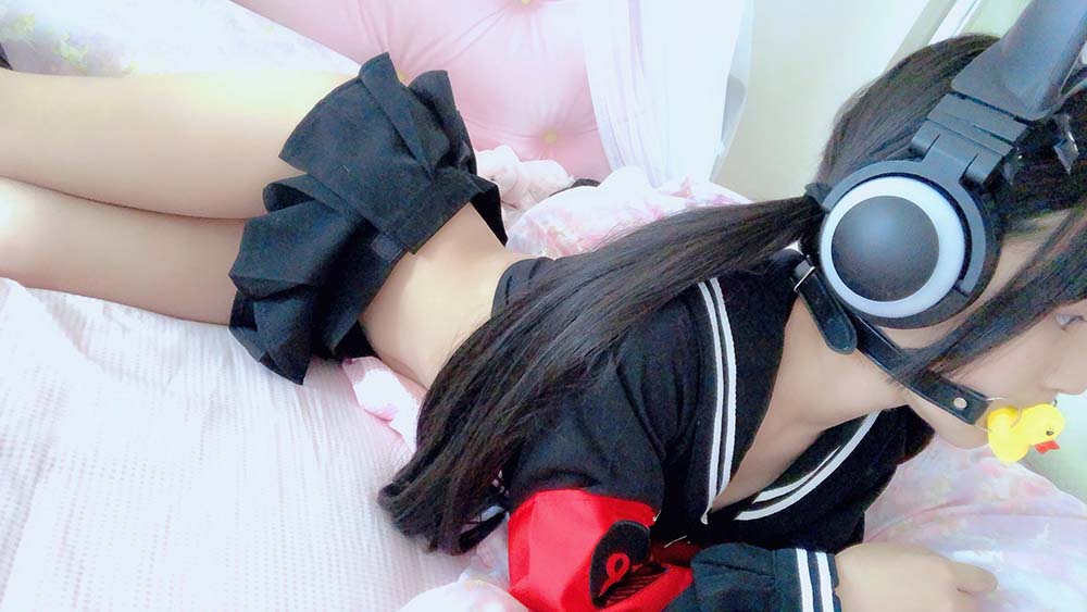 桜井宁宁 – 半乳制服 Cosplay-第1张