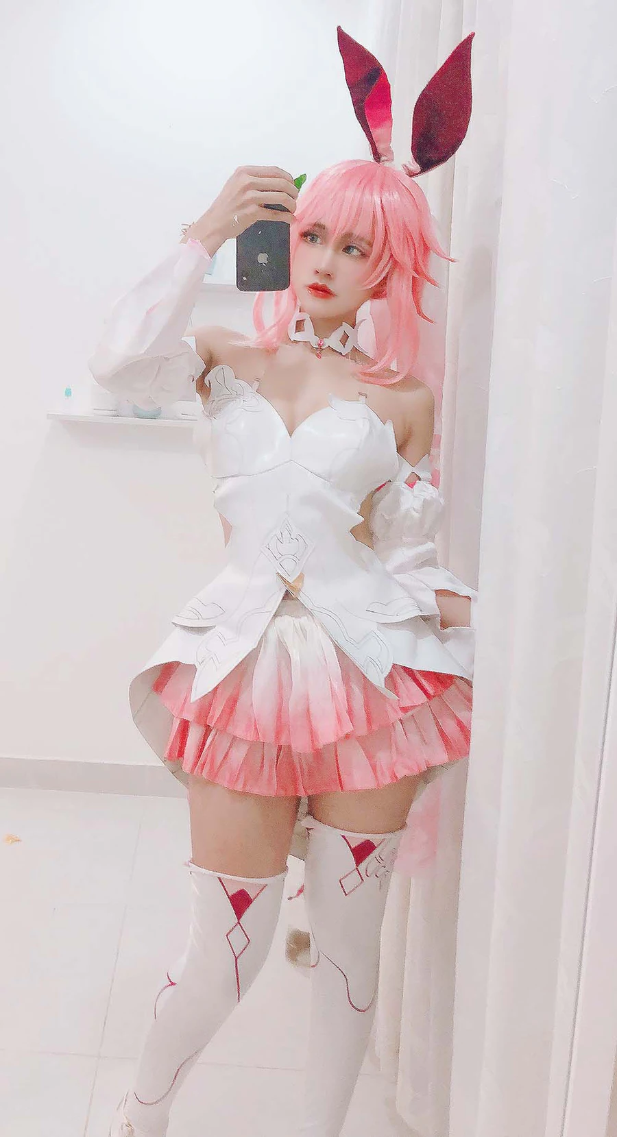 PingPing – Yae Sakura Wedding dress Cosplay-第1张