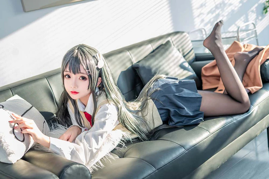 日奈娇 – 麻衣校服 Cosplay-第2张