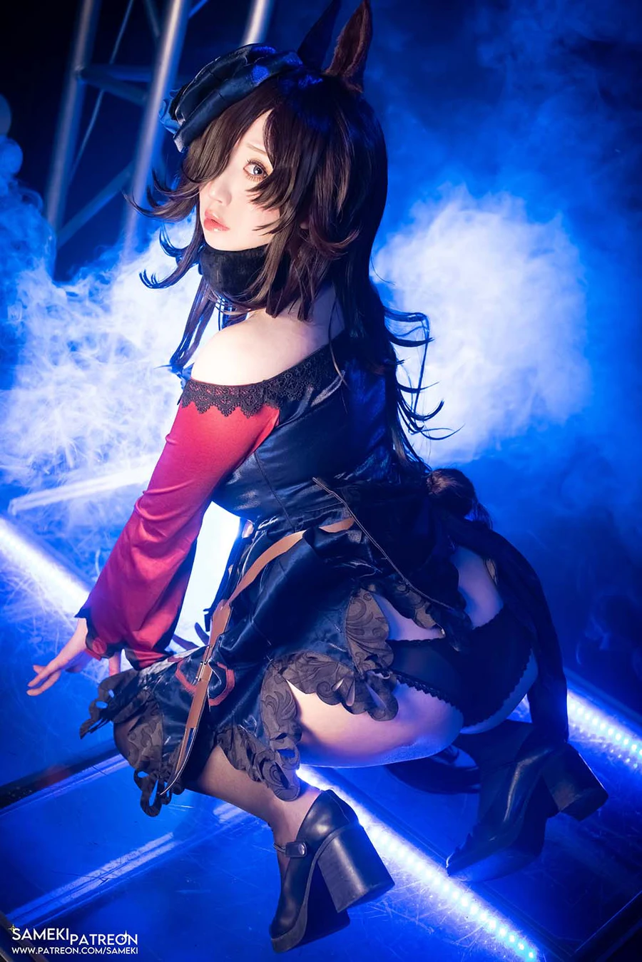 Sameki – うま娘 ライスシャワー Cosplay-第1张
