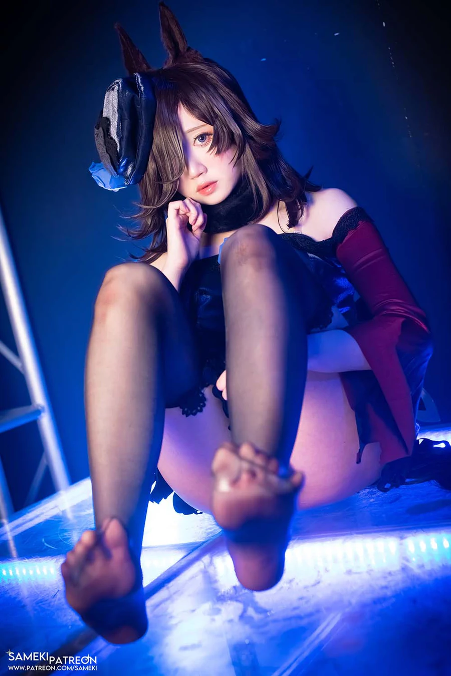 Sameki – うま娘 ライスシャワー Cosplay-第2张