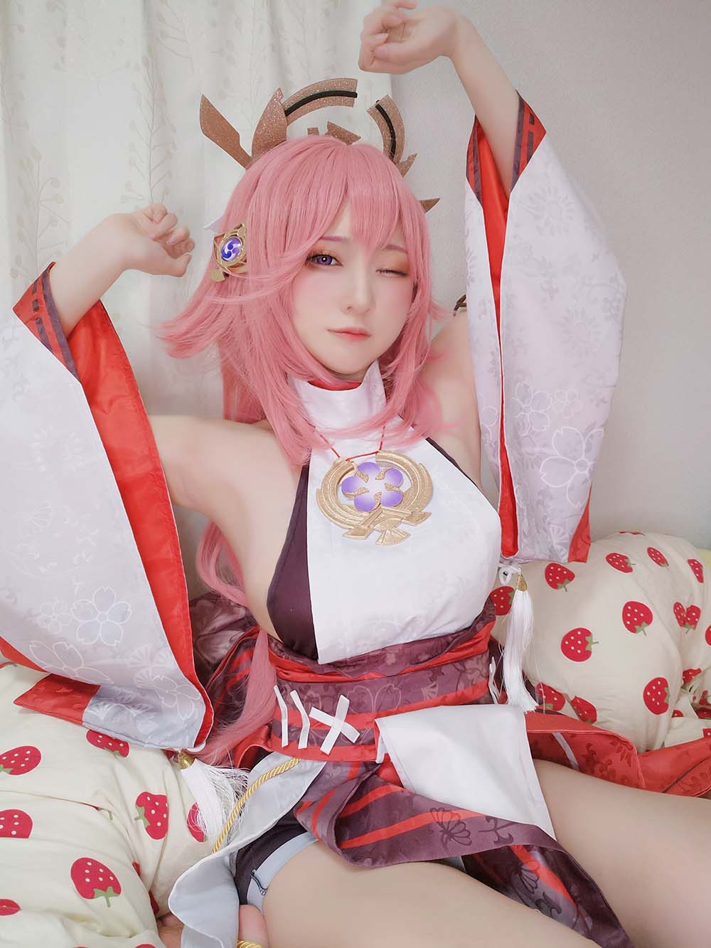 Yuki亭 – 八重神子 Cosplay-第2张