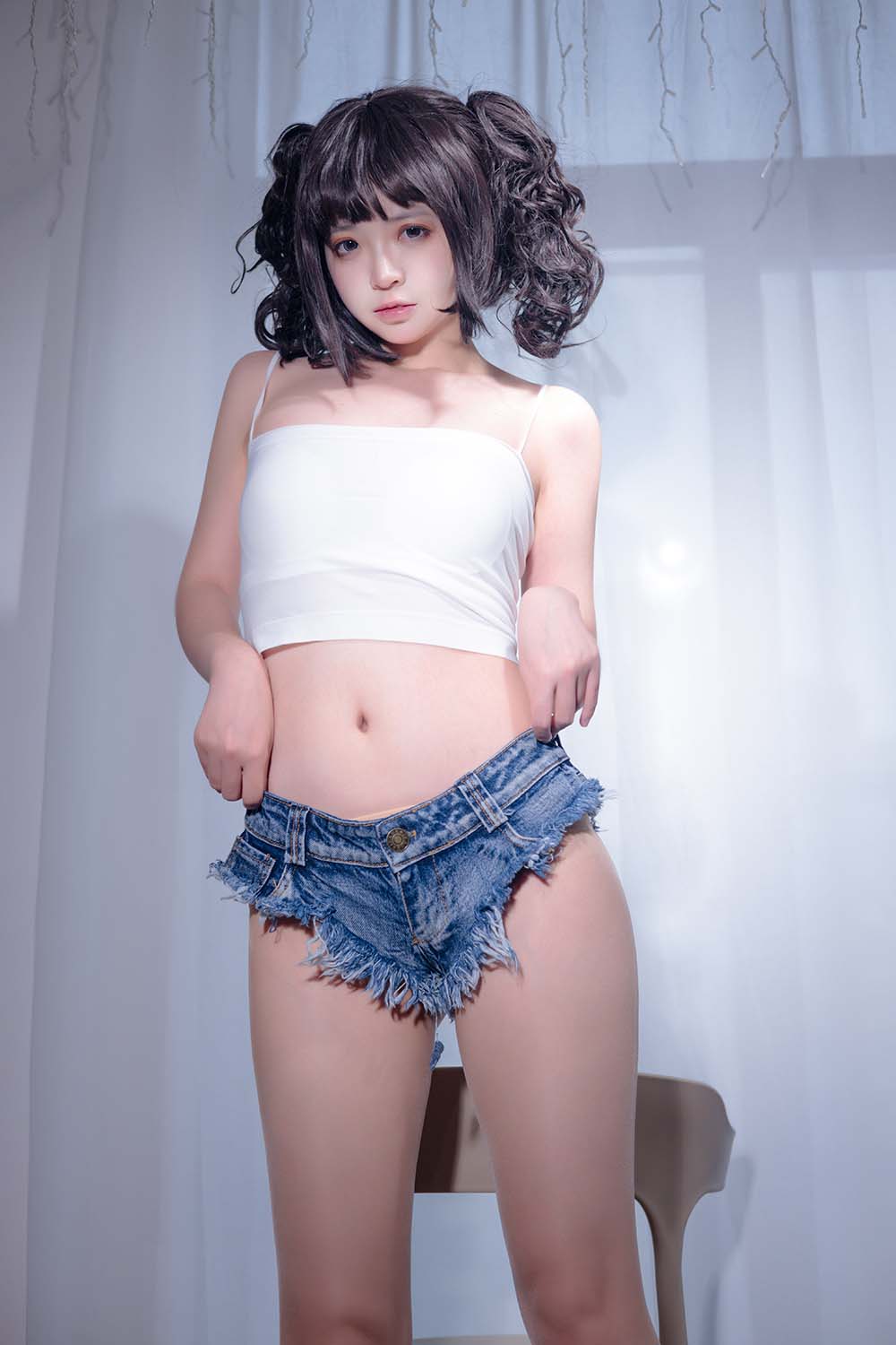疯猫ss – 2022夏日限定 热裤肉丝 Cosplay-第1张