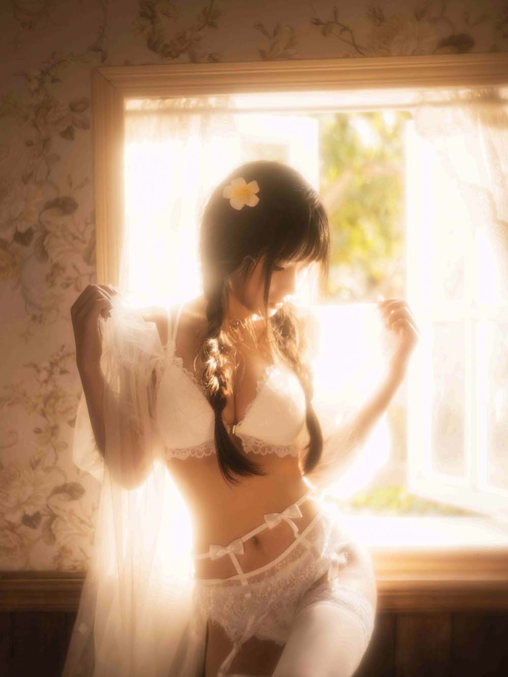 清水由乃 – 法式内衣 Cosplay-第1张