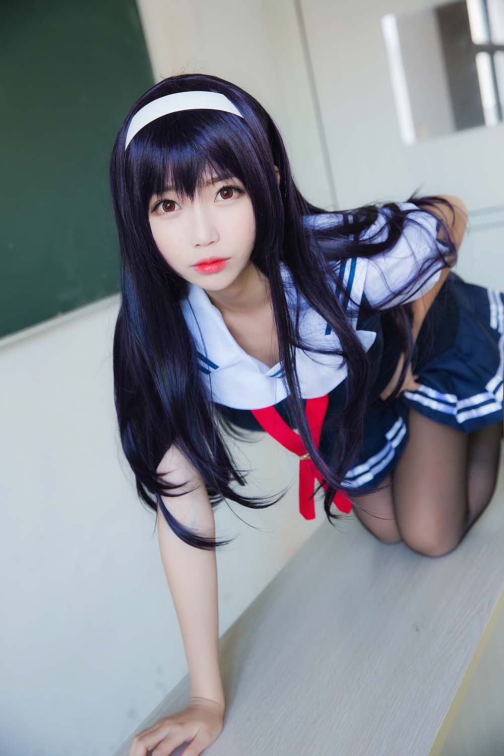 大肉丸Amiee – 校服 Cosplay-第1张