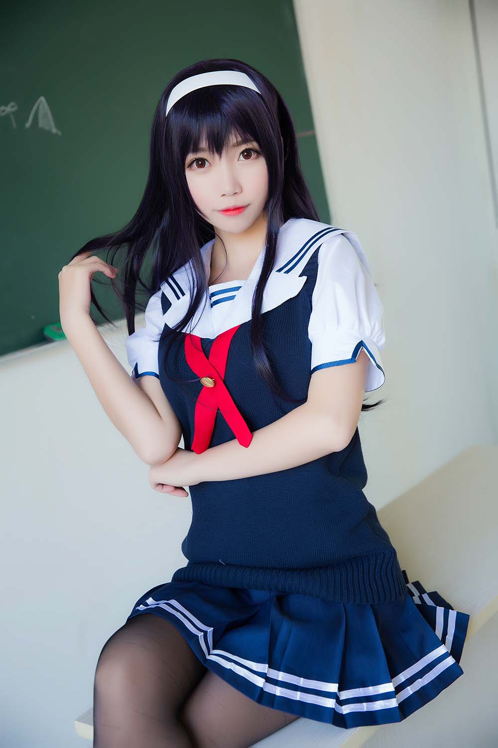 大肉丸Amiee – 校服 Cosplay-第2张