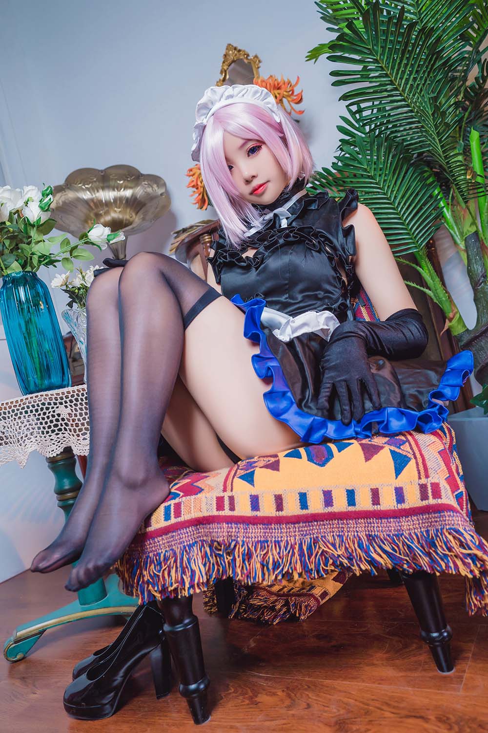墨玉-M – 玛修女仆 Cosplay-第1张