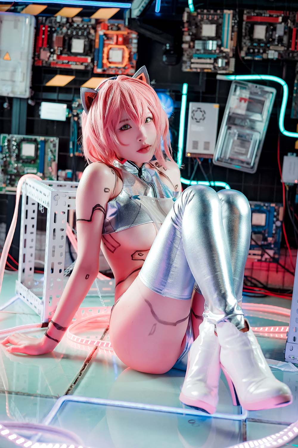 清水由乃 – 泰丝机娘 Cosplay-第1张