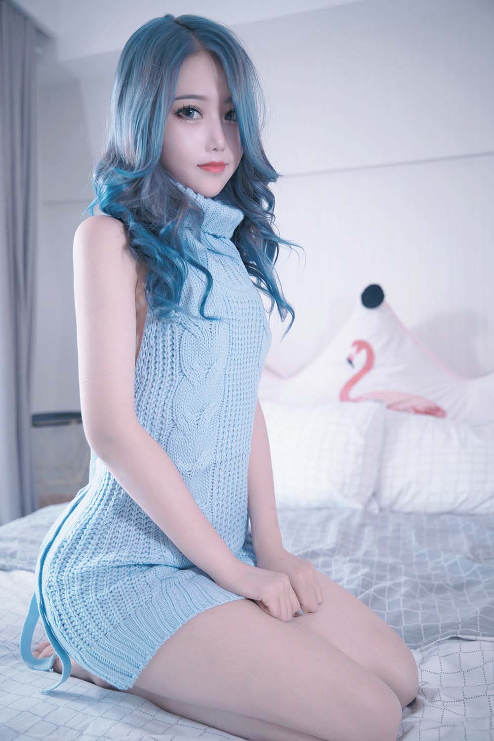 eloise软软 – 毛衣少女 Cosplay-第2张