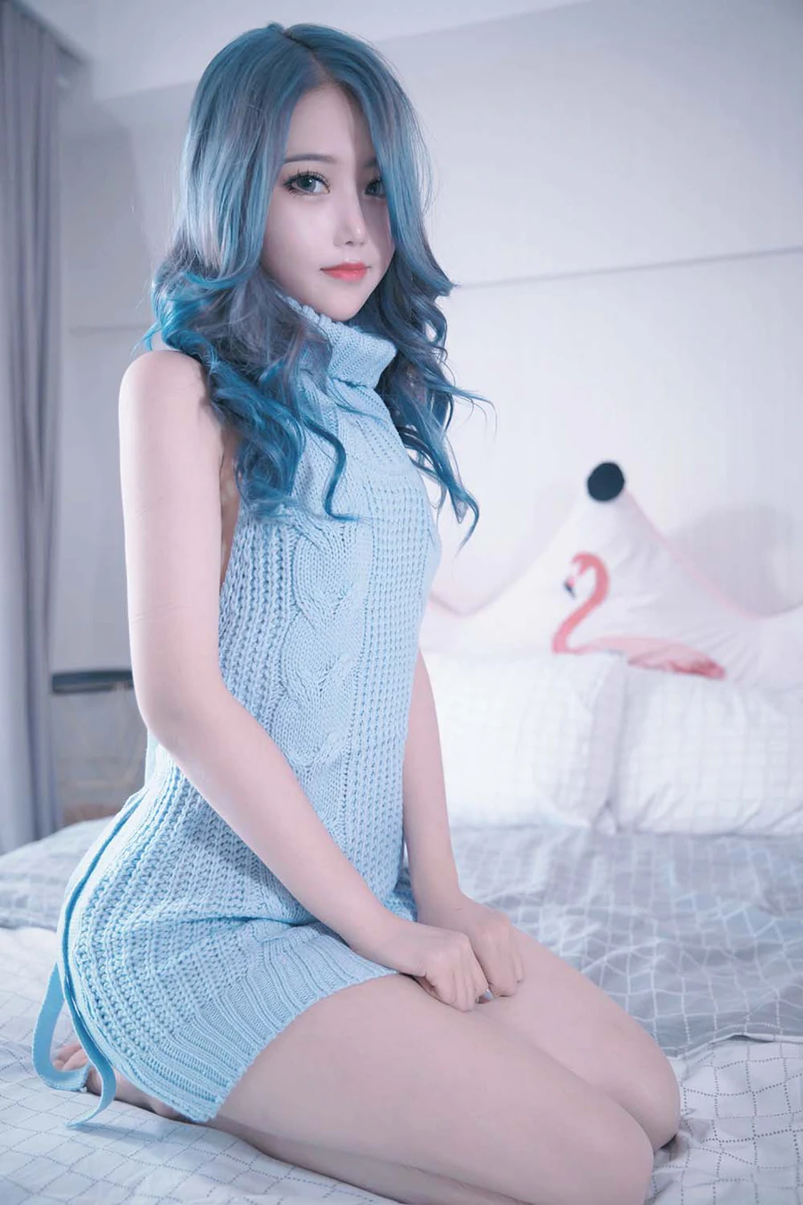 eloise软软 – 毛衣少女 Cosplay-第2张