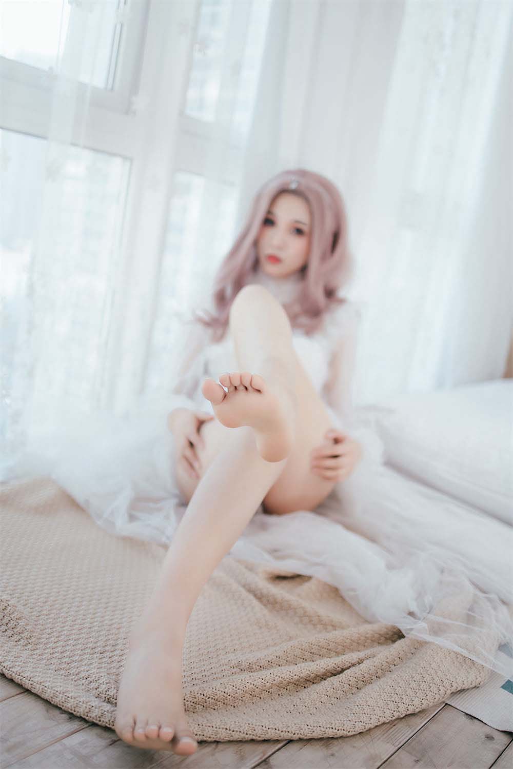 轩萧学姐 – 花嫁 Cosplay-第2张