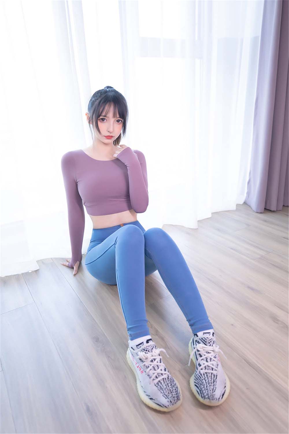 神楽板真冬 – 牛仔狂热 Cosplay-第2张