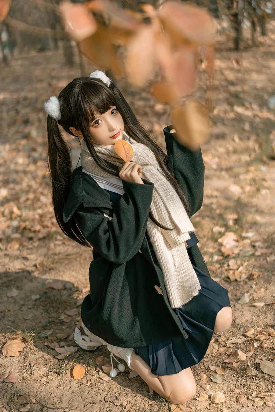 蠢沫沫 – 秋季JK Cosplay-第2张