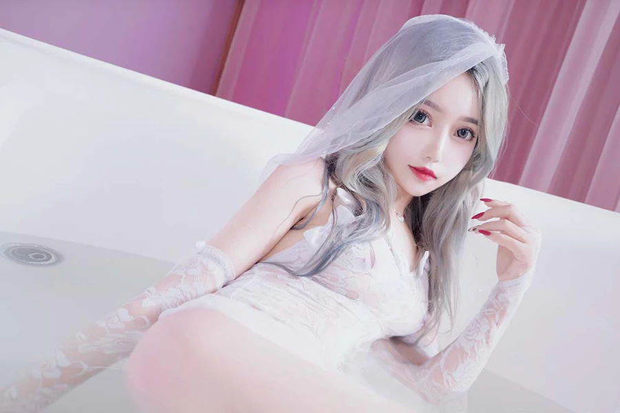 eloise软软 – 入水蕾丝 Cosplay-第2张