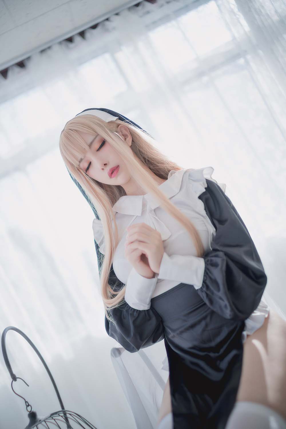 Shika小鹿鹿 – 修女 Cosplay-第1张