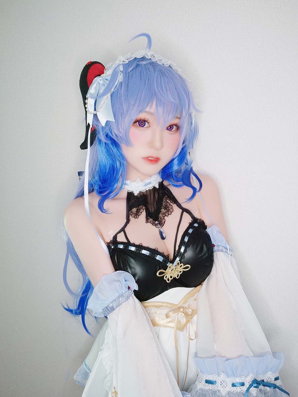 Yuki亭 – 甘雨メイド Cosplay-第1张