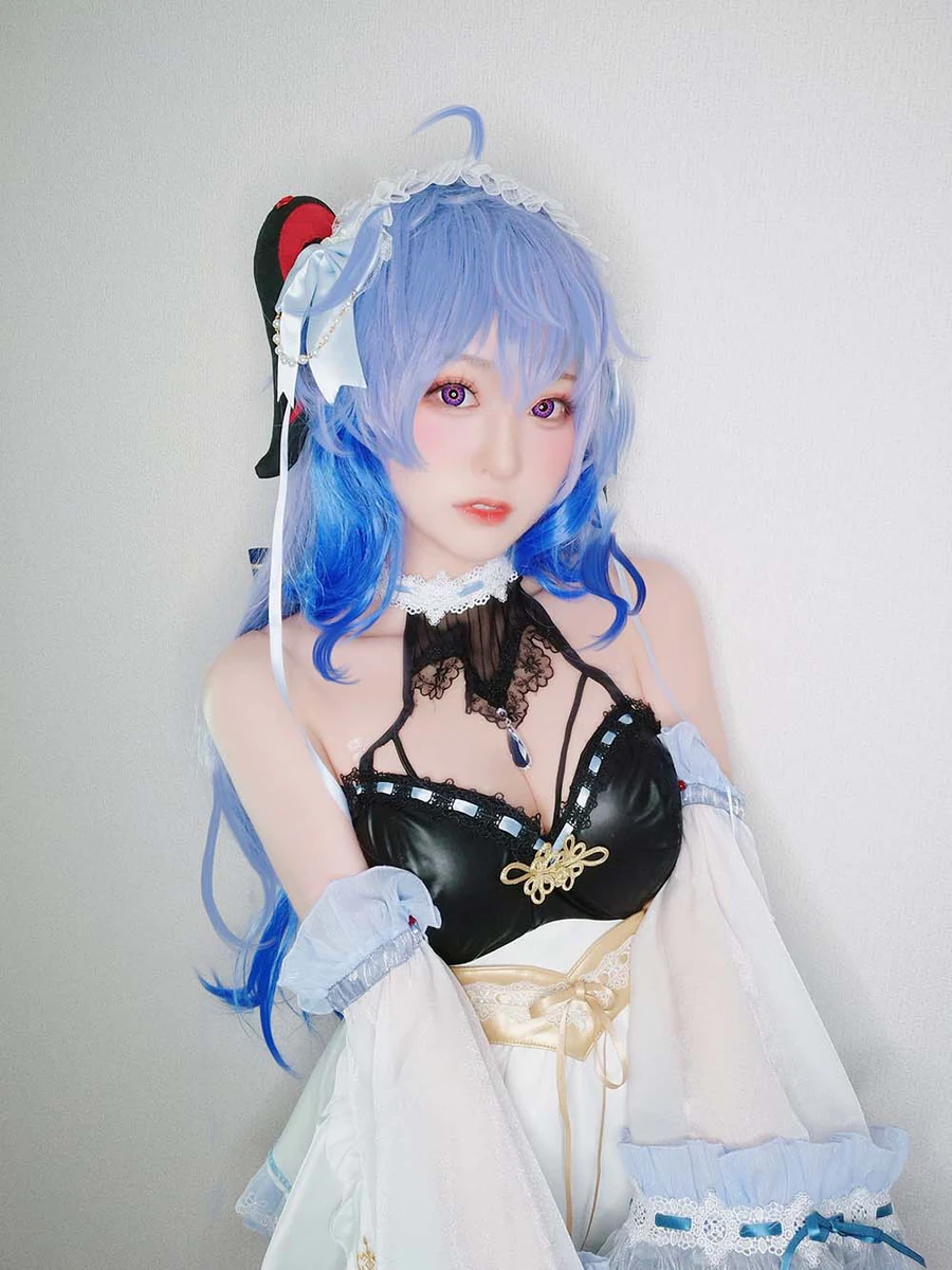 Yuki亭 – 甘雨メイド Cosplay-第1张
