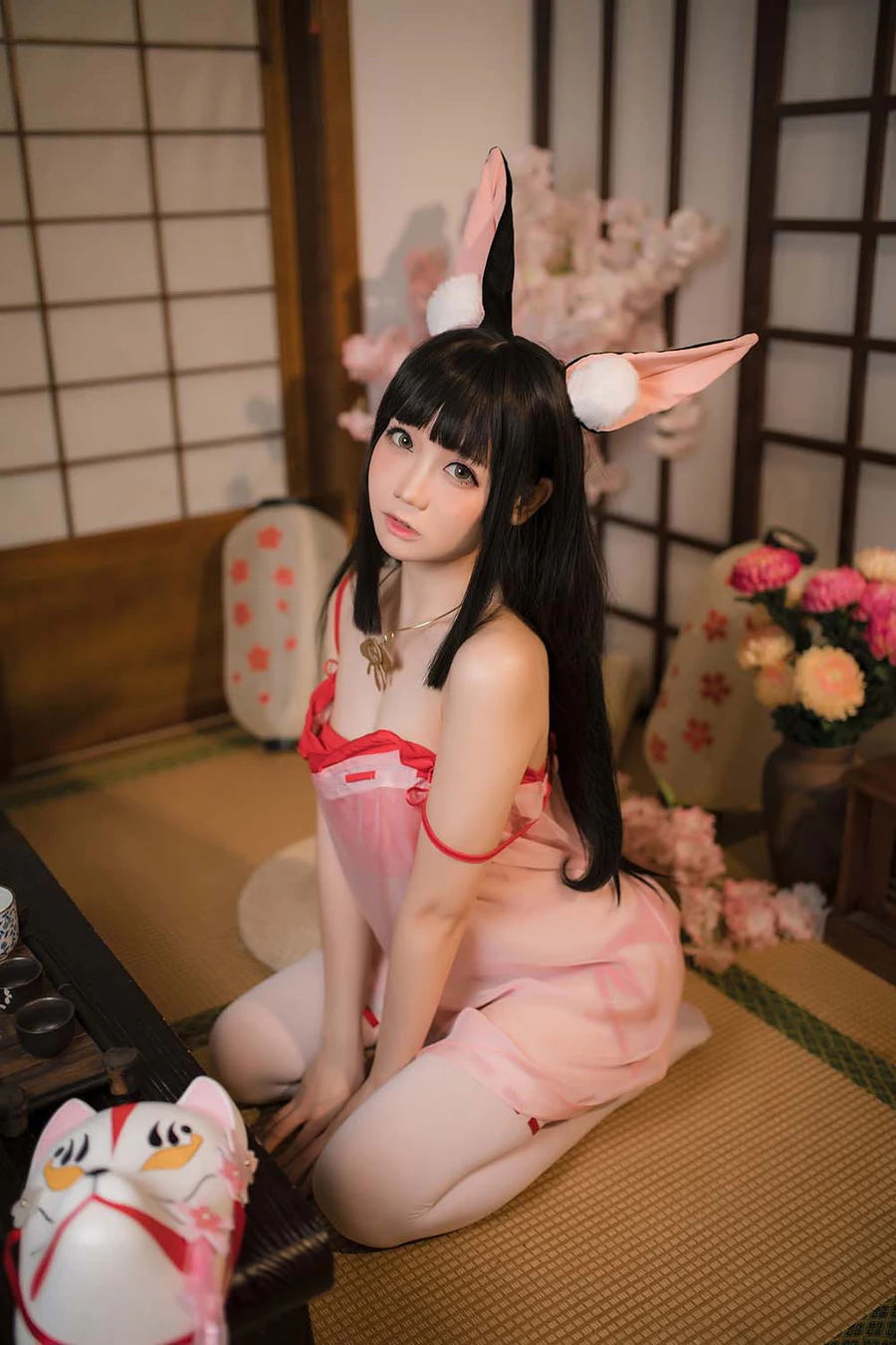 焖焖碳 – 碧蓝航线 長門睡衣 Cosplay-第2张