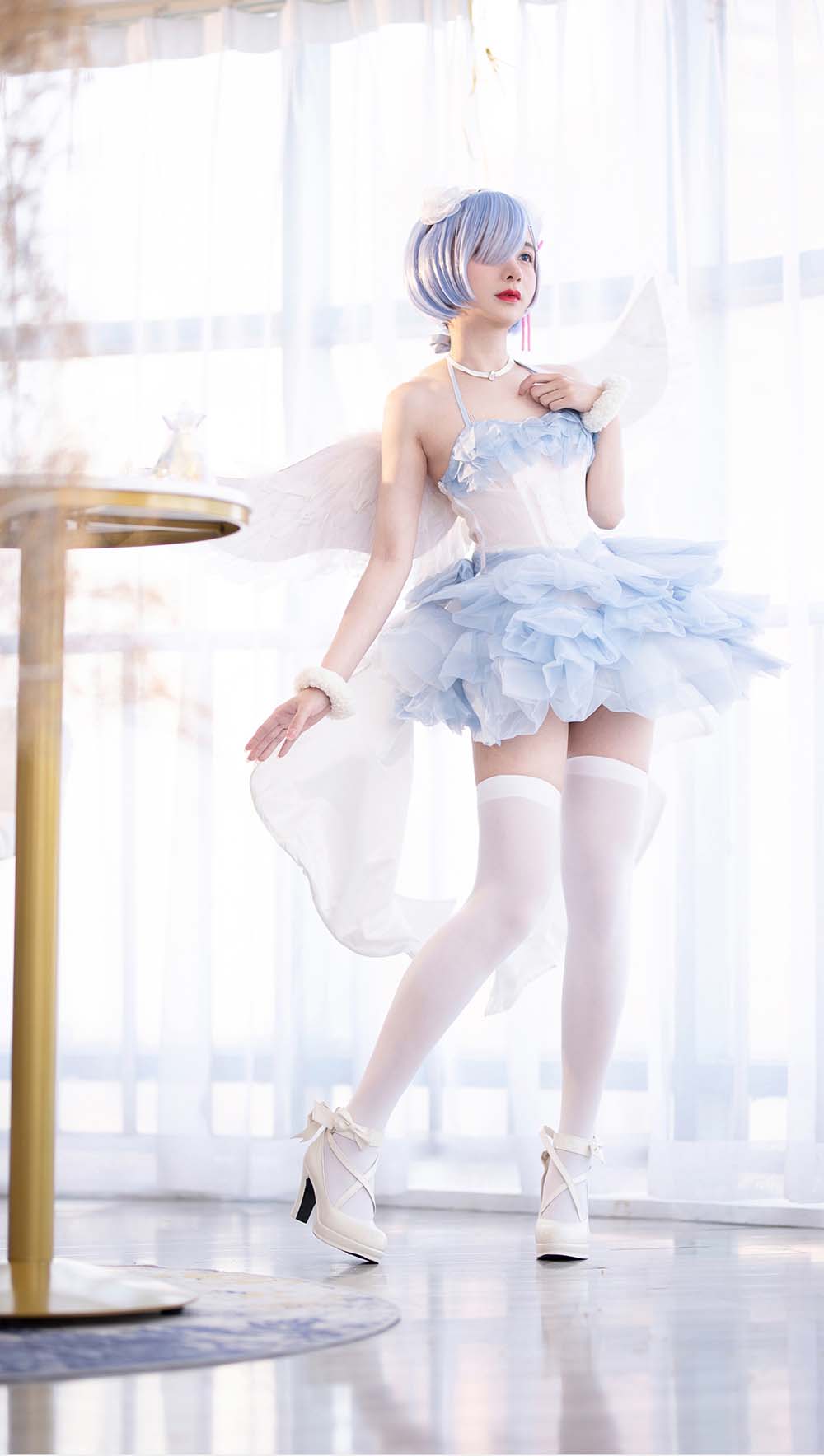 豪歌 – 雷姆天使 Cosplay-第2张