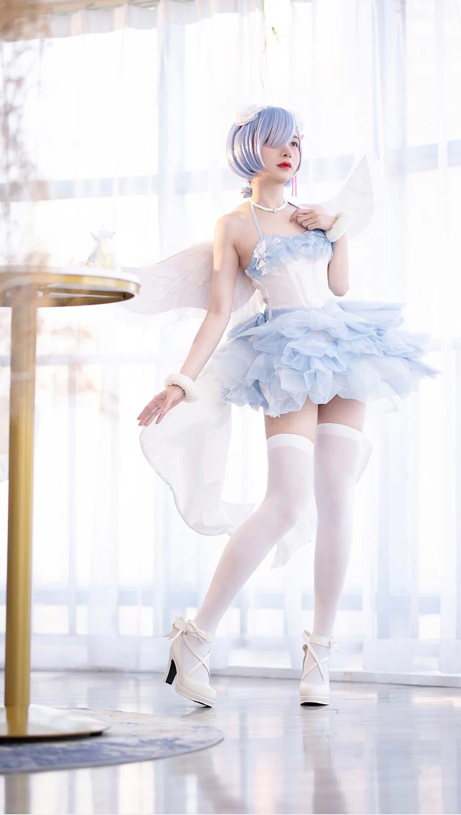 豪歌 – 雷姆天使 Cosplay-第2张
