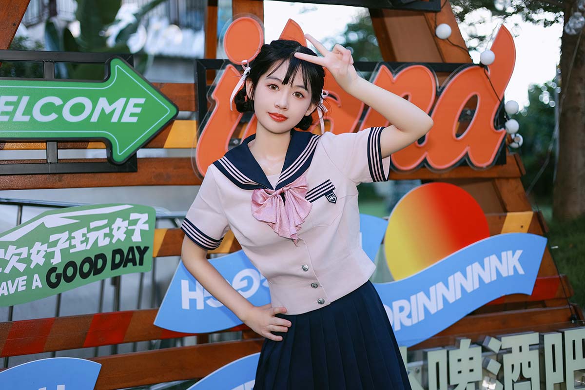 [YITUYU艺图语]2023.08.25 夏日JK少女 小乐 YITUYU艺图语-第1张