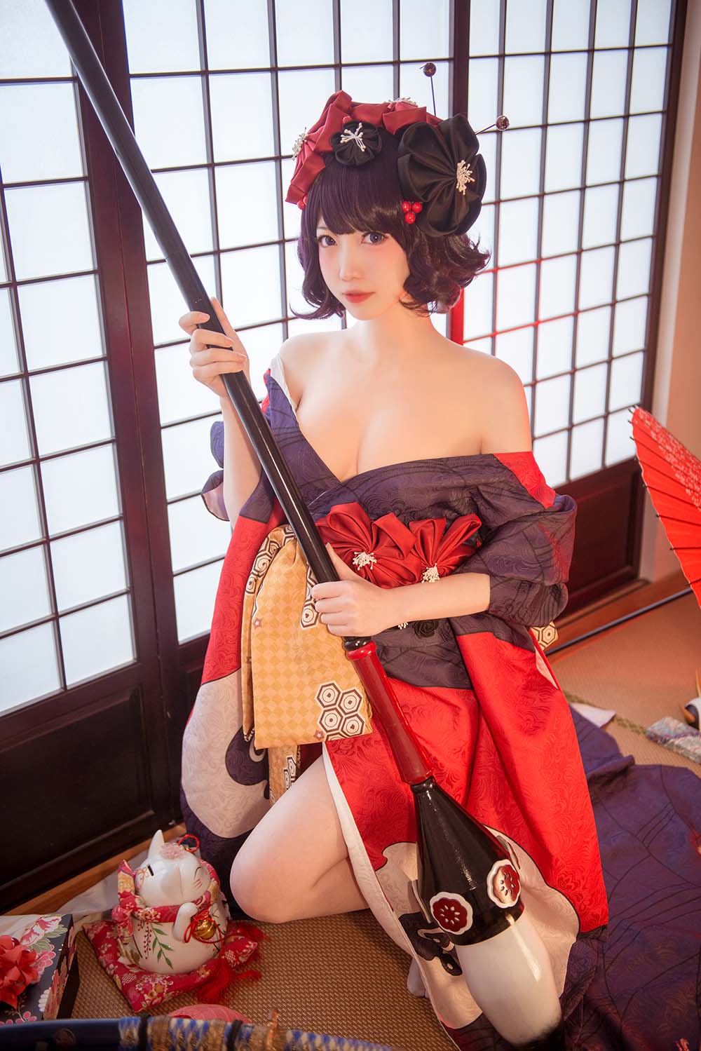 妖少you1 – 葛饰北斋 Cosplay-第2张