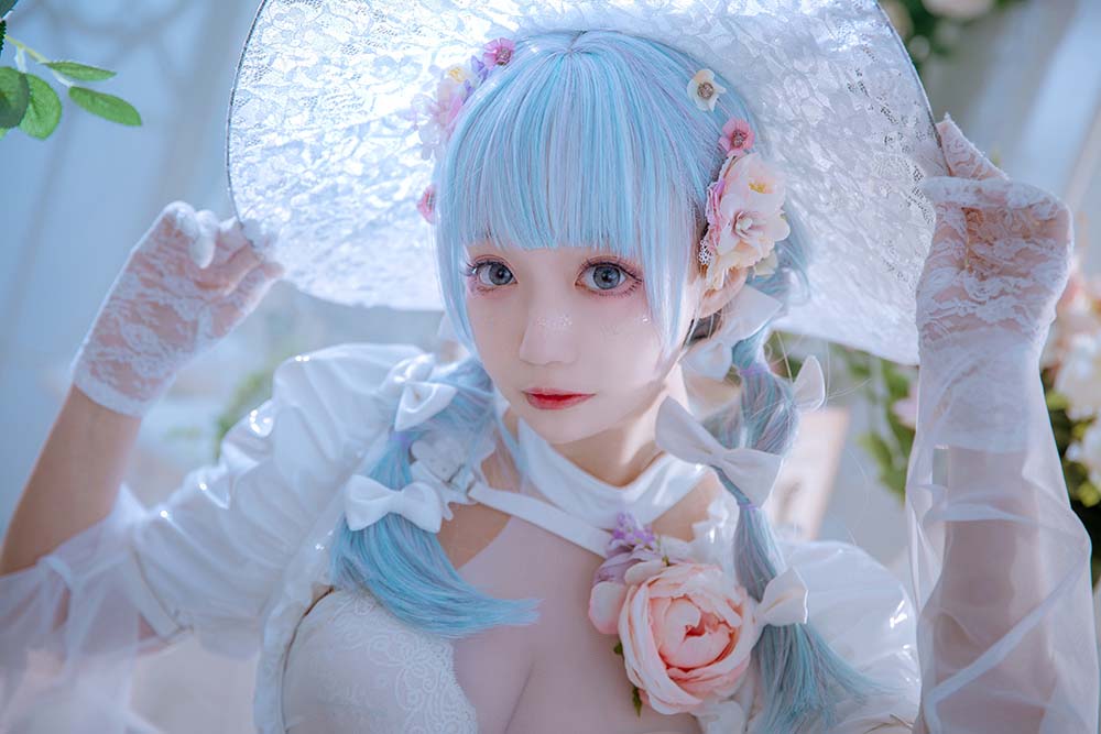小野寺地瓜 – 纯白魔女 Cosplay-第1张