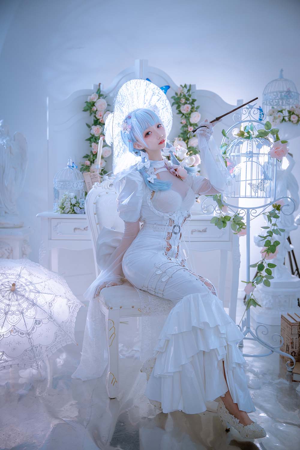 小野寺地瓜 – 纯白魔女 Cosplay-第2张