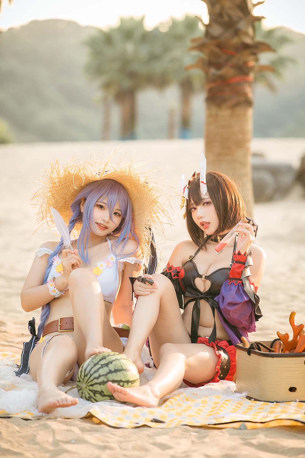 是一只熊仔吗 & 伊喵君 – 静流&惠理子 Cosplay-第2张