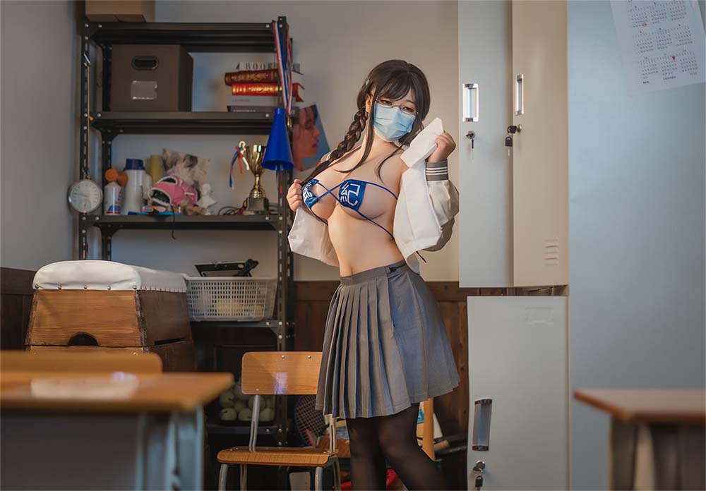 啊日日_Ganlory – 放课后风纪委少女 Cosplay-第1张