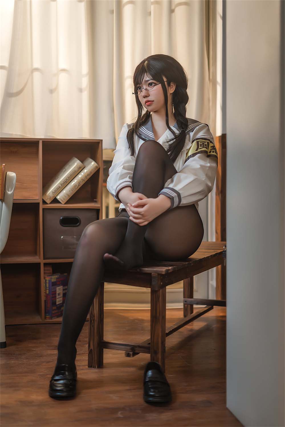 啊日日_Ganlory – 放课后风纪委少女 Cosplay-第2张