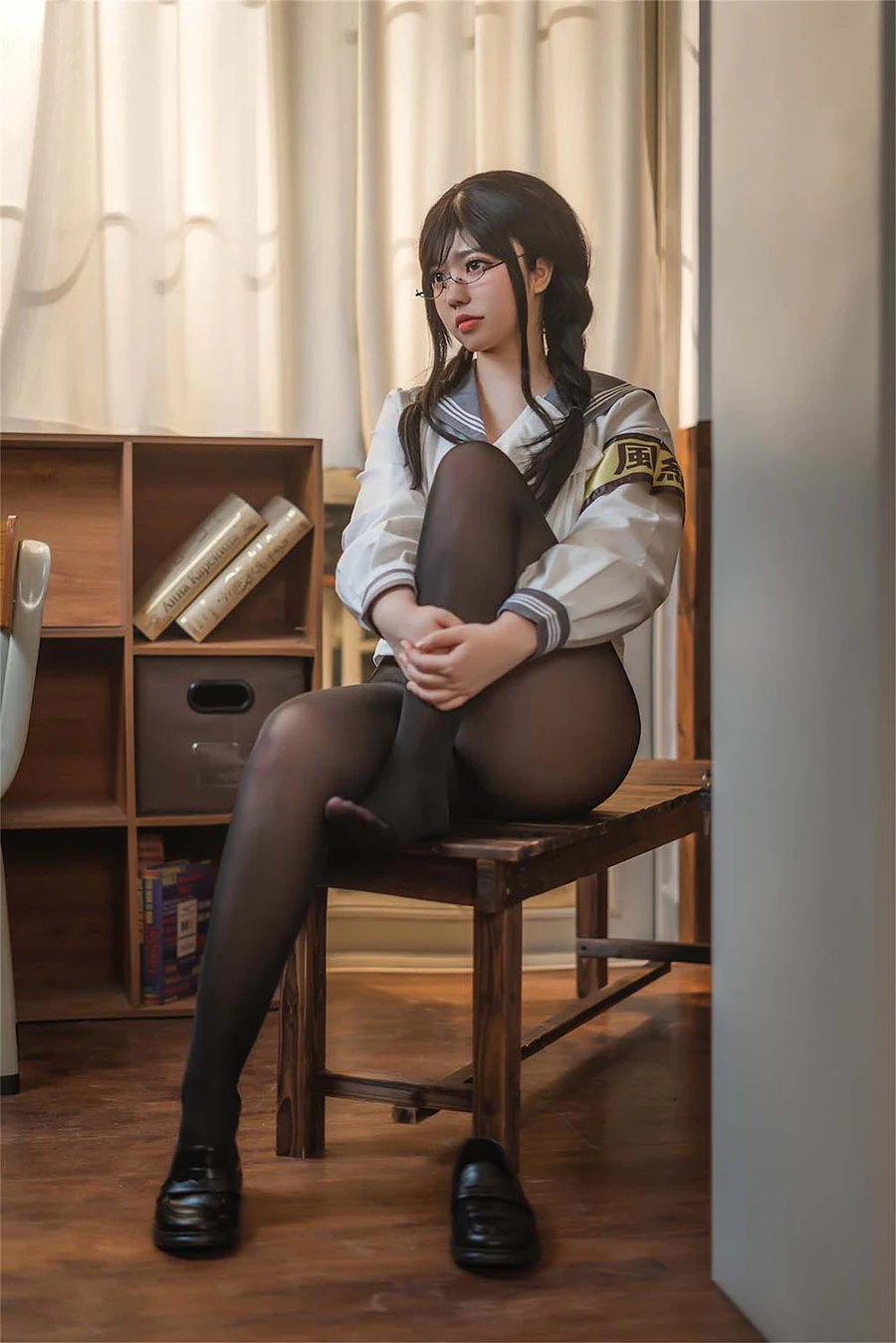 啊日日_Ganlory – 放课后风纪委少女 Cosplay-第2张