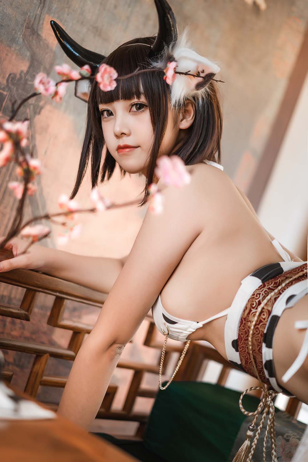 蜜汁猫裘 – 奶牛 Cosplay-第2张