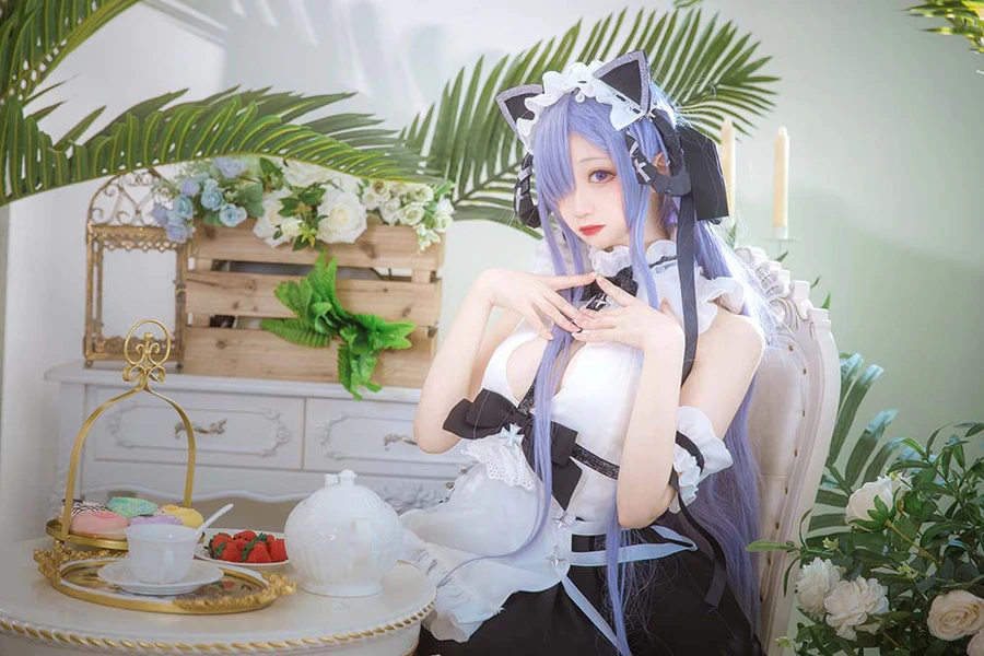 小野寺地瓜 – 奥古斯特 女仆 Cosplay-第2张