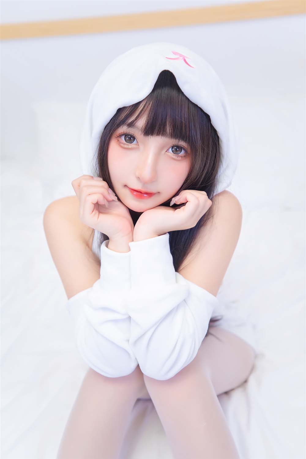 神楽板真冬 – 白猫咪 Cosplay-第2张