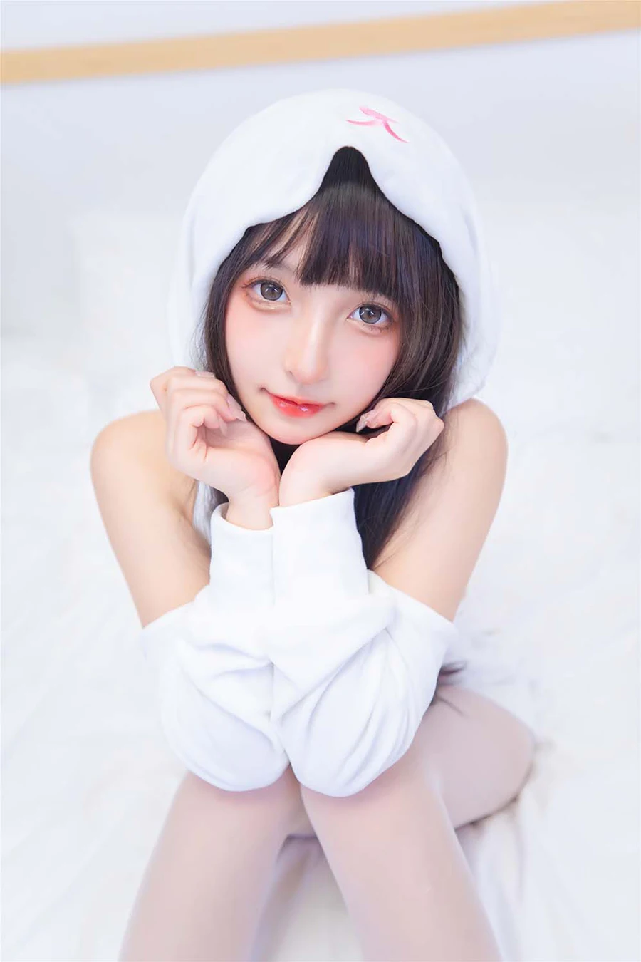 神楽板真冬 – 白猫咪 Cosplay-第2张