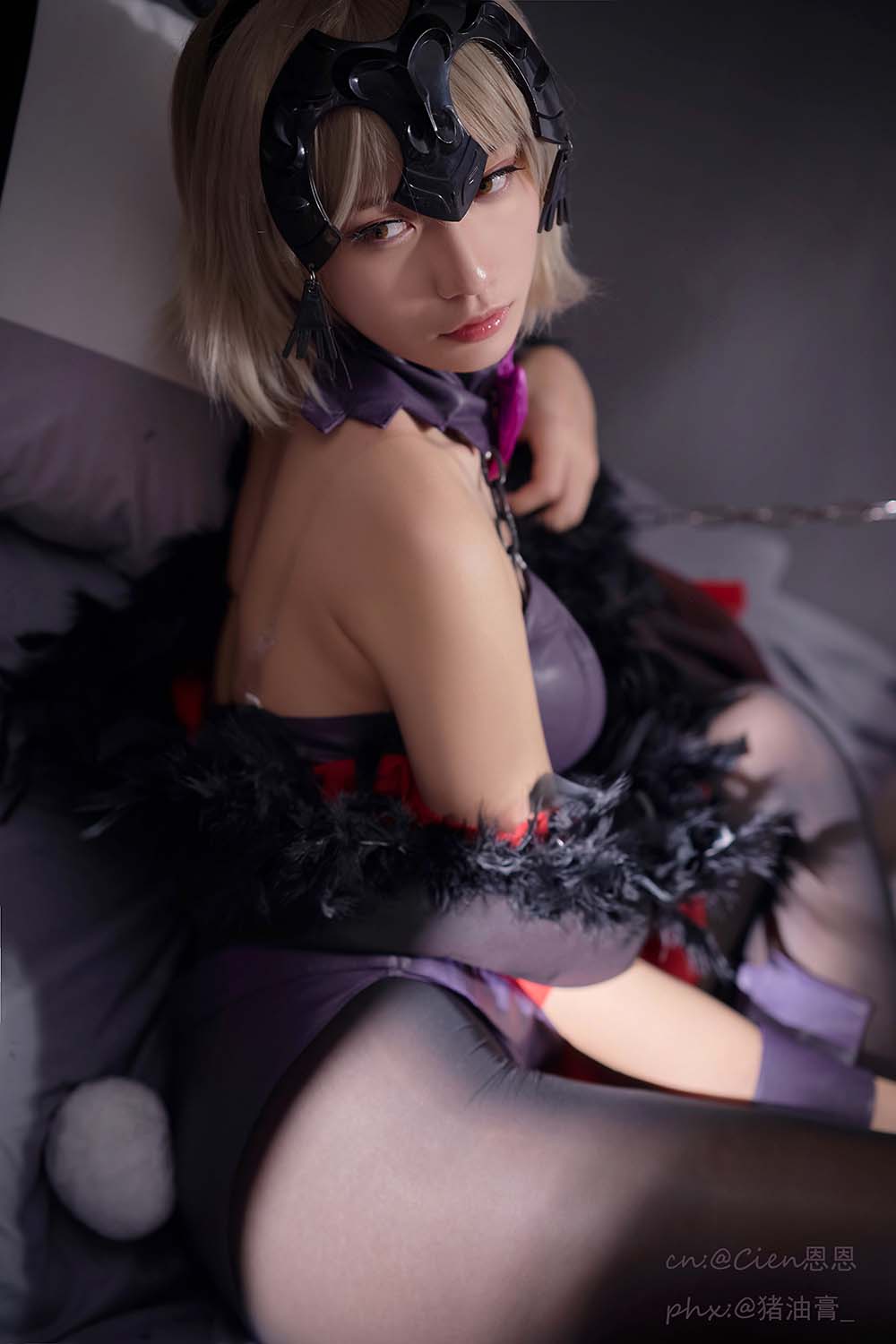 Cien恩恩 – 黑贞兔女郎 Cosplay-第1张