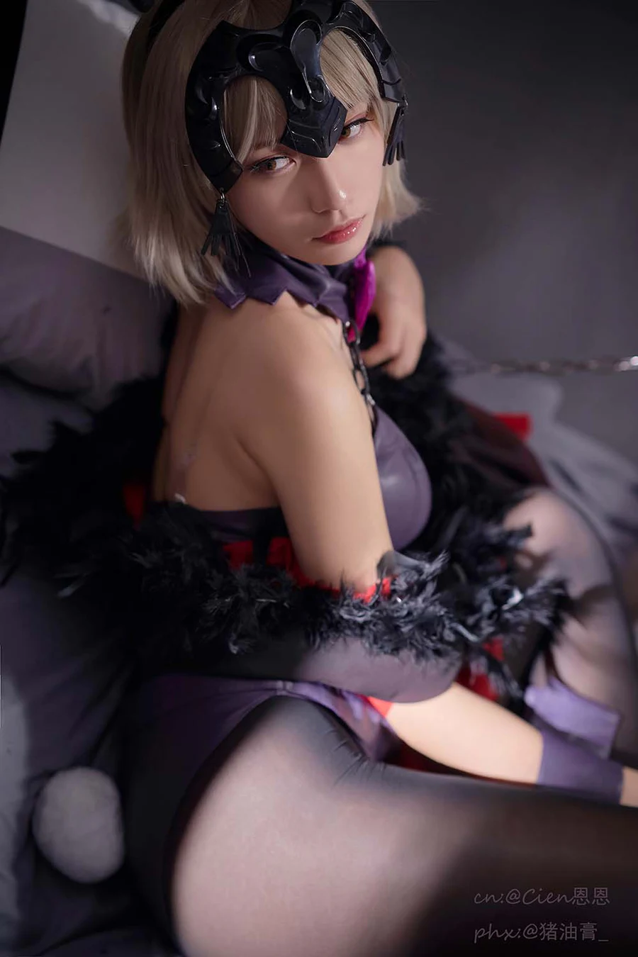 Cien恩恩 – 黑贞兔女郎 Cosplay-第1张