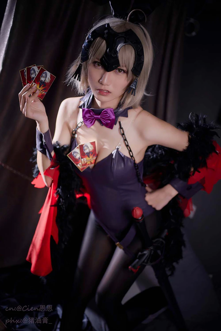 Cien恩恩 – 黑贞兔女郎 Cosplay-第2张