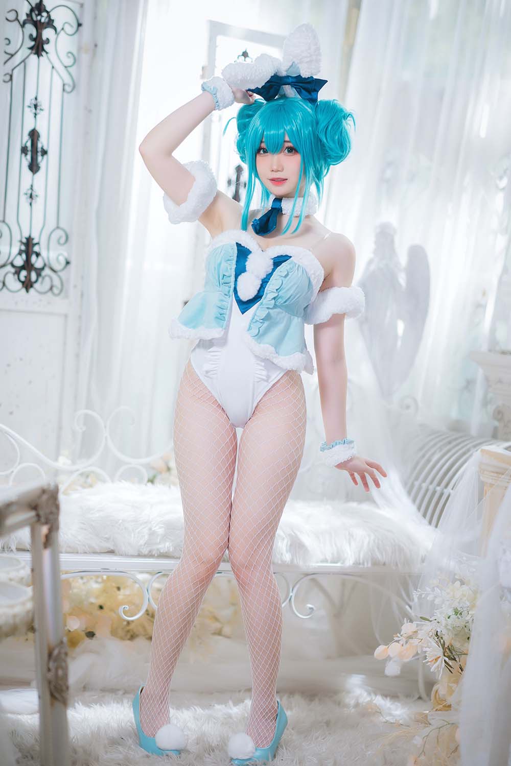 焖焖碳 – 初音兔女郎 Cosplay-第1张