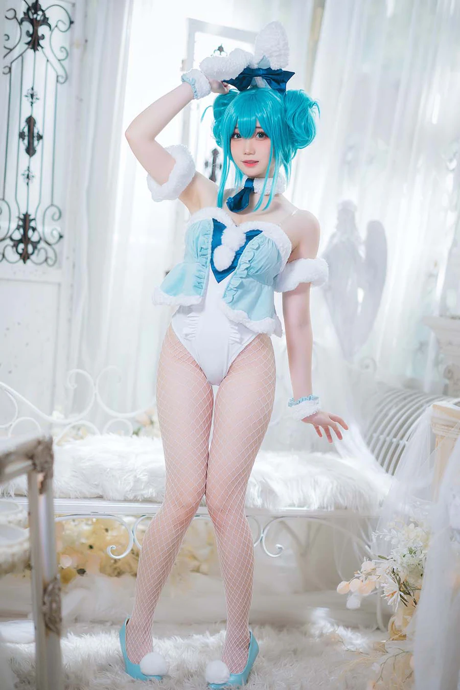 焖焖碳 – 初音兔女郎 Cosplay-第1张