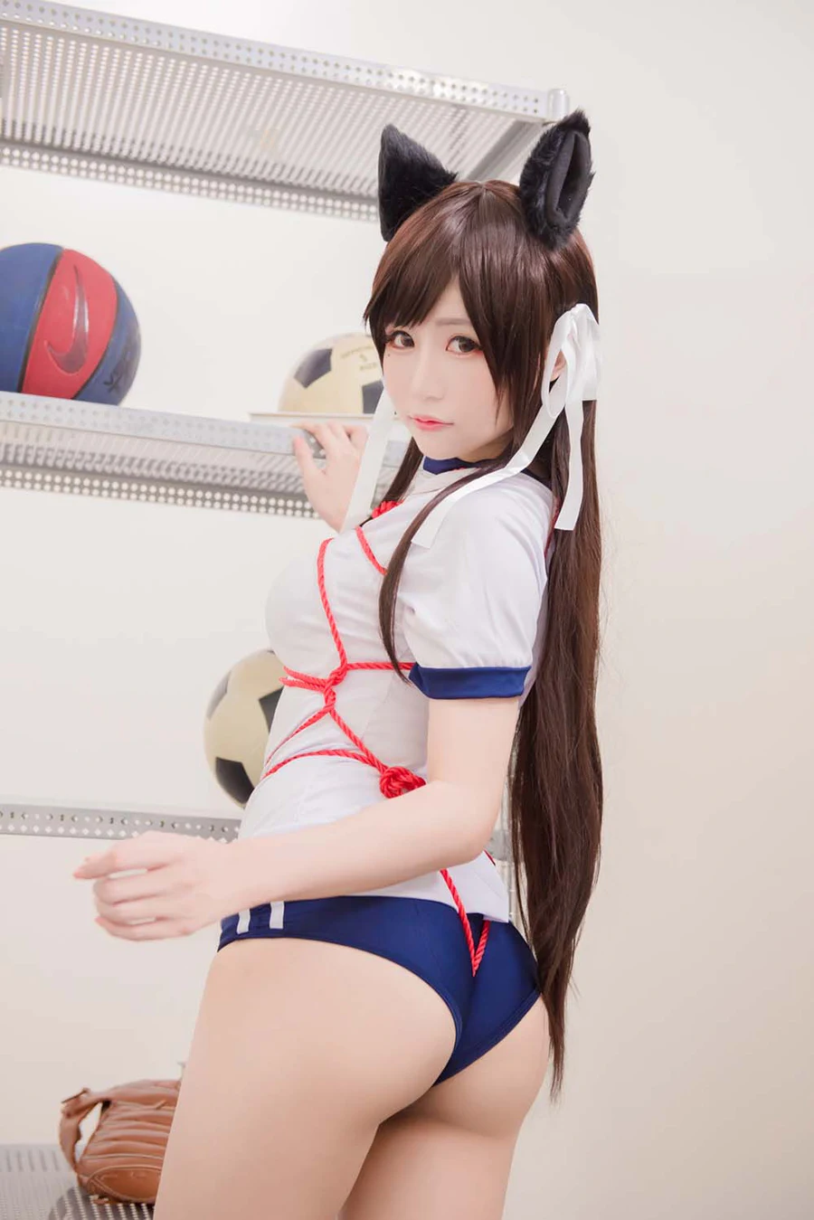 白神泱 – 束缚 Cosplay-第2张