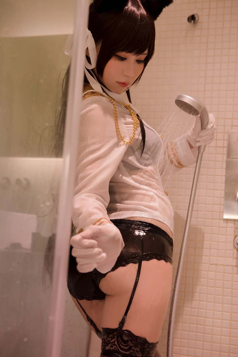 白神泱 – 浴缸 Cosplay-第2张