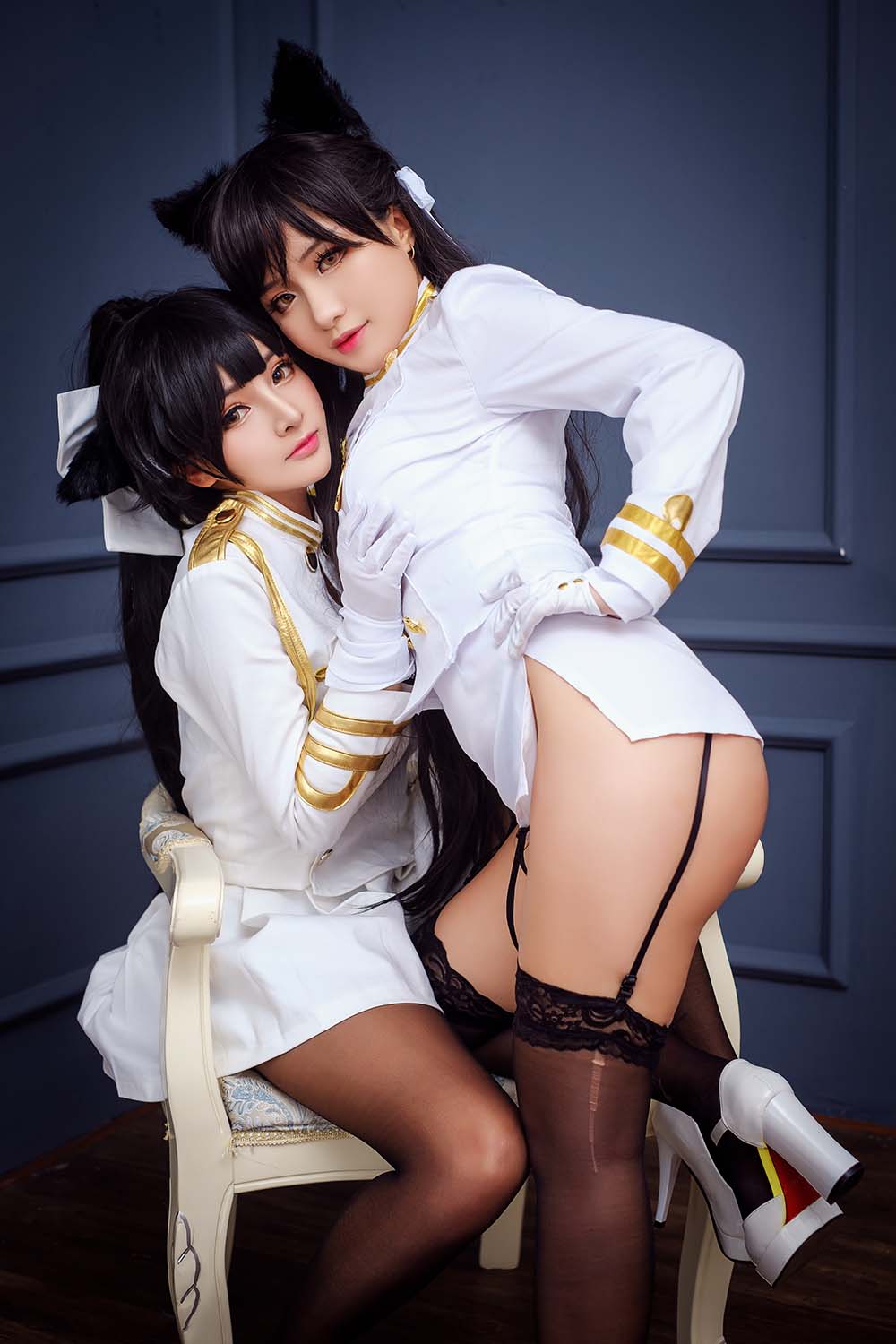 MiMiChan – Takao&Atago Cosplay-第1张