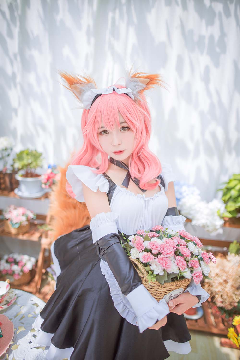 北之北 – FGO玉藻前女仆 Cosplay-第1张