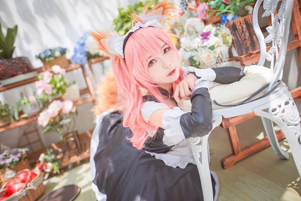 北之北 – FGO玉藻前女仆 Cosplay-第2张