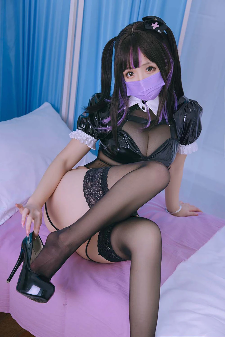日奈娇 – 口罩护士 Cosplay-第2张