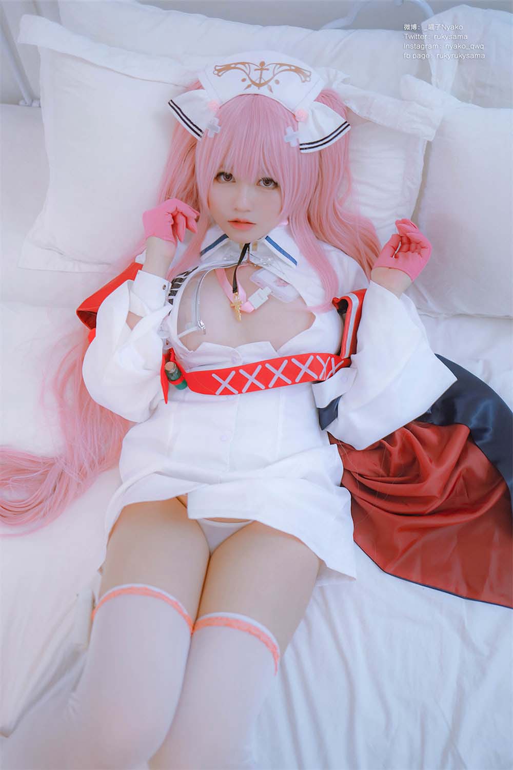 Nyako喵子 – 英仙座护士 Cosplay-第2张