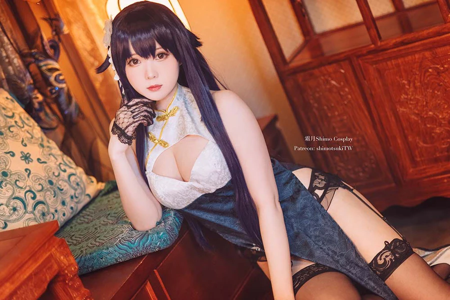 霜月shimo – 碧蓝航线 吾妻旗袍 Cosplay-第2张